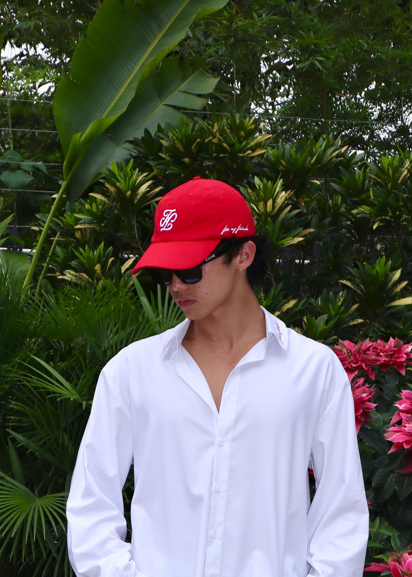Signature Red Monogram Hat