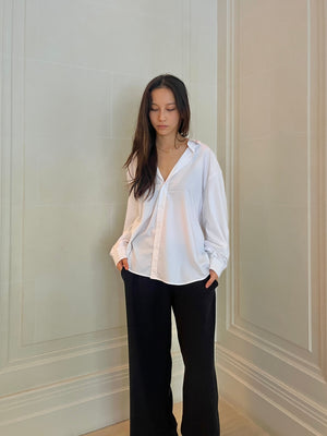Signature White Poet Shirt