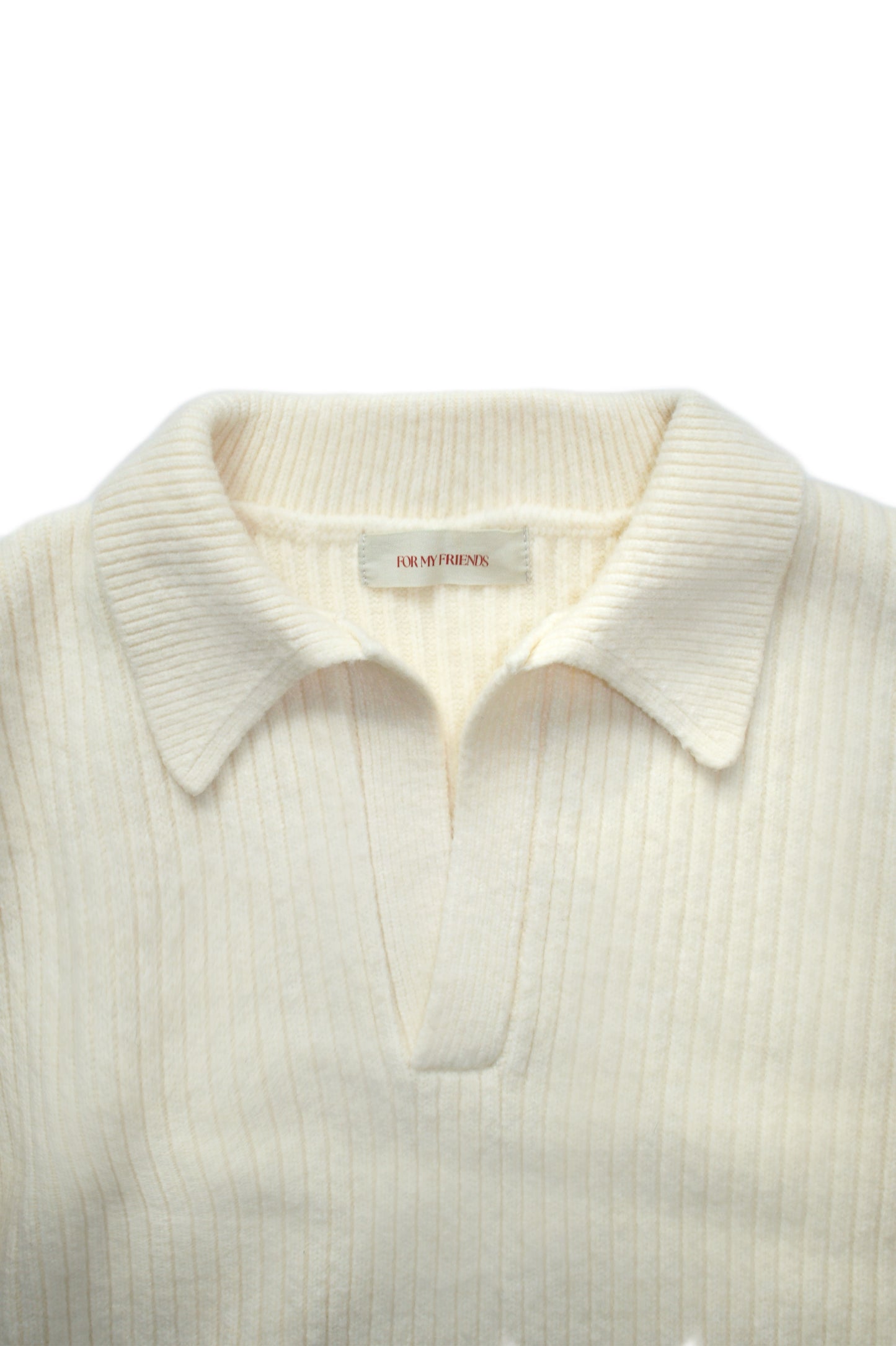 Heavy Cropped Polo - Champagne